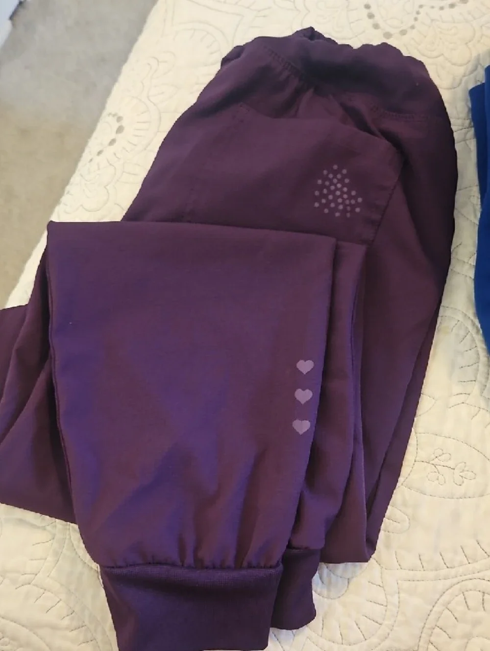 HeartSoul Women's Deep Purple Drawstring Jogger Pants - Picture 8 of 8